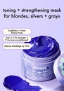 amika Bust Your Brass Toning + Strength Repair Mask 8oz